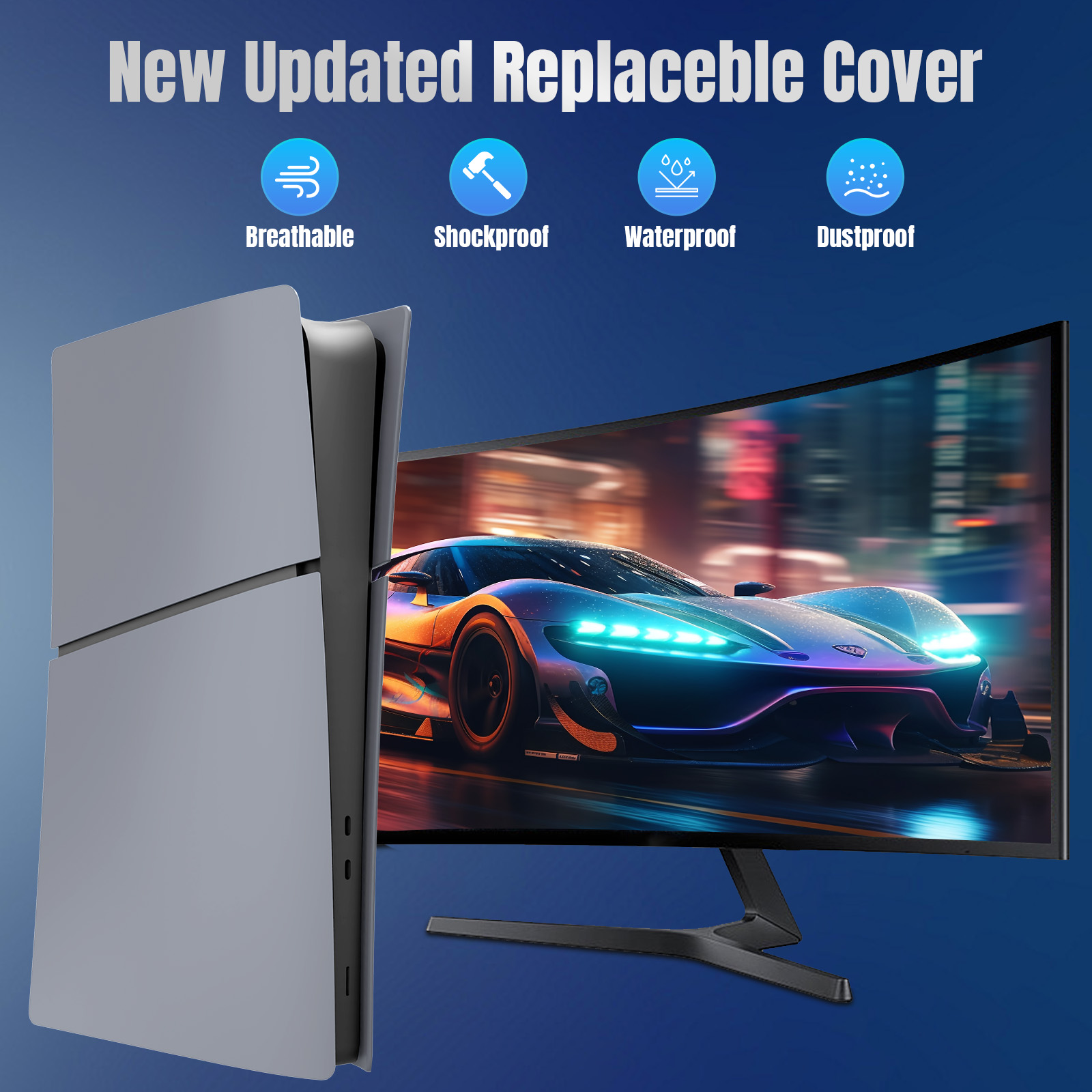 Gaming Accessories Driving - PS5 Slim Dijital/Optik Sürücü Versiyonu için