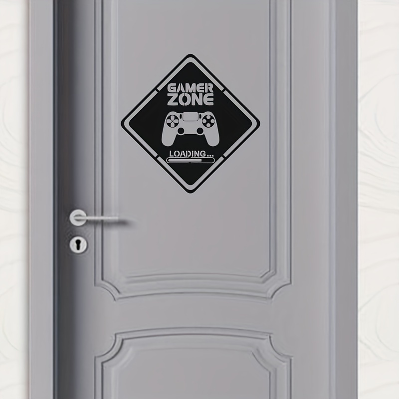 Gaming Accessories Wallpaper - 1 adet oyun bölge kapı çıkartması