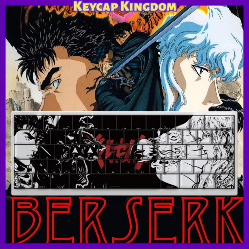 Gaming Accessories Tablet - BERSERK Tema Anime Klavye Tuş Takımı