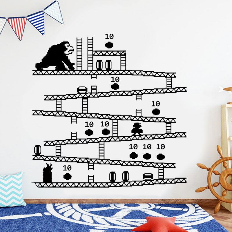 Gaming Accessories Wallpaper - Oyun denetleyicisi Video oyunu duvar Sticker