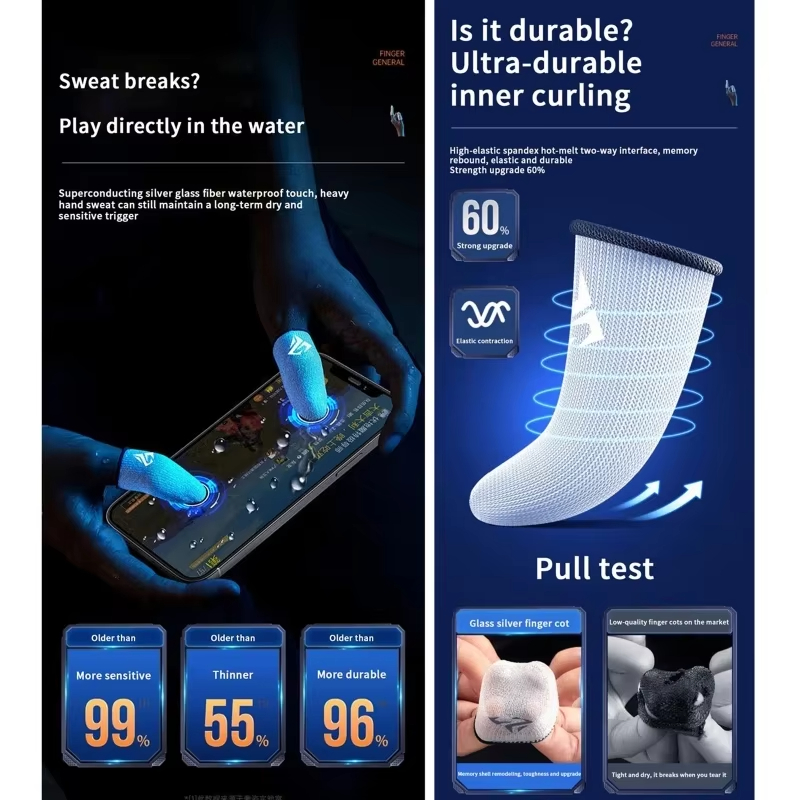 1 Çift Oyuncu Parmak Kılıfları - Gaming Accessories Bundle incelemesi ve fiyatı