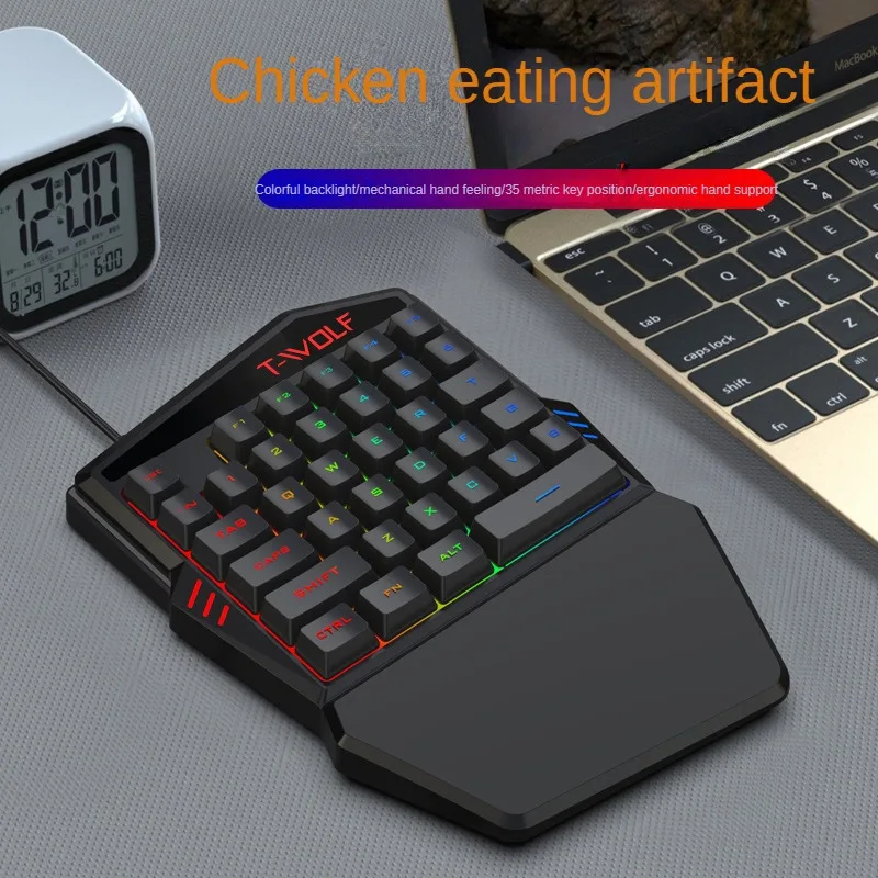 T-WOLF TF900 tek elle klavye t - Gaming Accessories Bundle incelemesi ve fiyatı