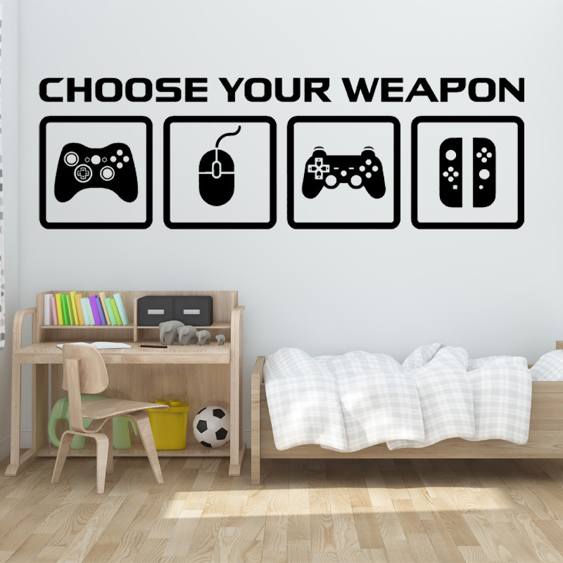 Video oyunu dekor duvar çıkart - Gaming Accessories Wallpaper incelemesi ve fiyatı