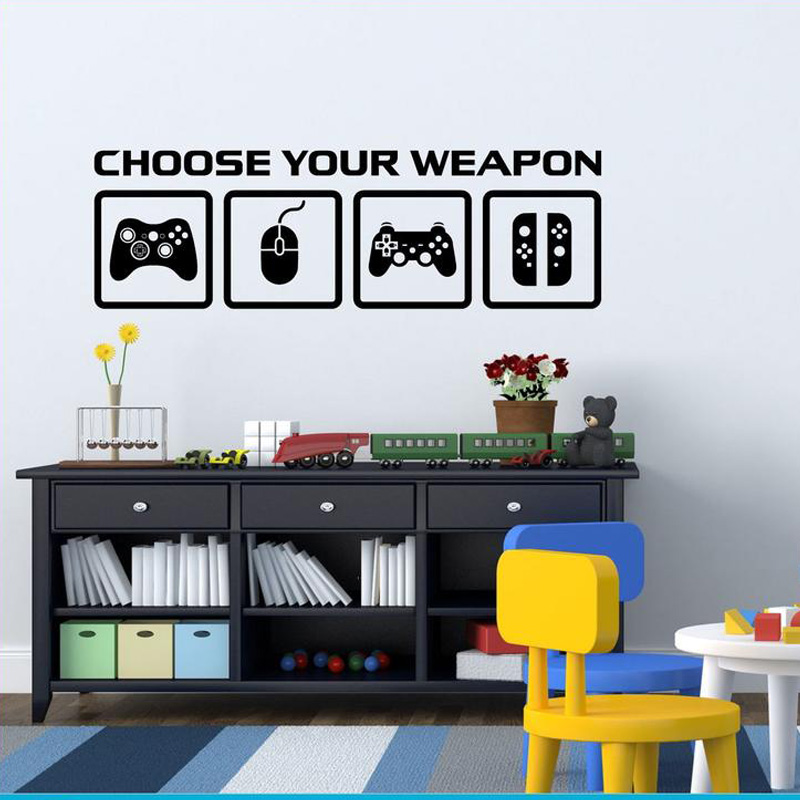 Video oyunu dekor duvar çıkart - Gaming Accessories Wallpaper incelemesi ve fiyatı