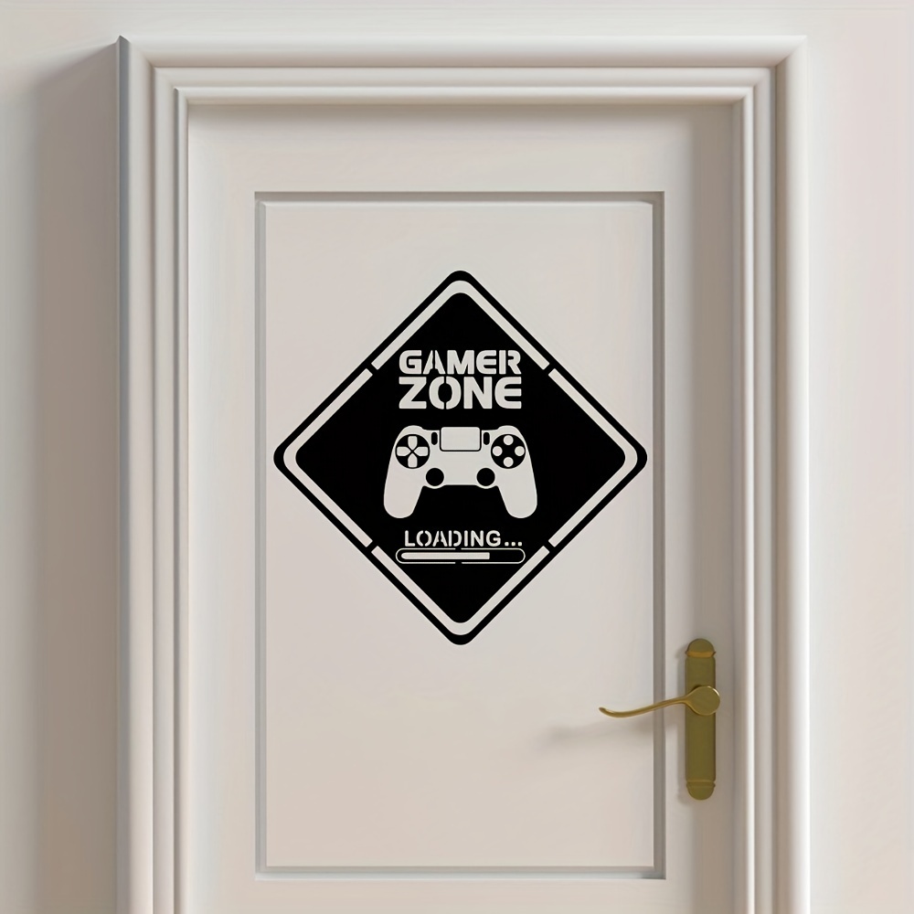 1 adet oyun bölge kapı çıkartm - Gaming Accessories Wallpaper incelemesi ve fiyatı