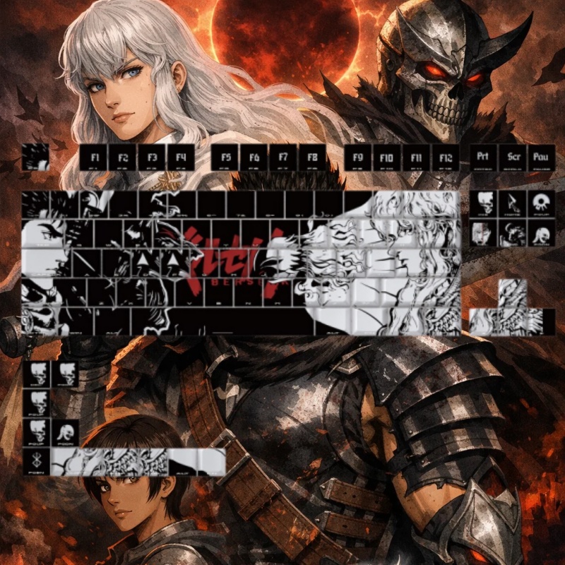 BERSERK Tema Anime Klavye Tuş  - Gaming Accessories Tablet incelemesi ve fiyatı