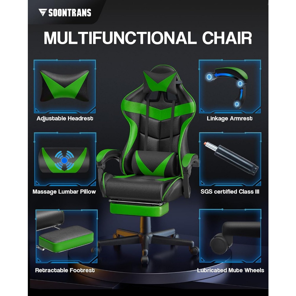 Ayak Dayamalı ve Bel Destekli  - Gaming Accessories For Gaming Room incelemesi ve fiyatı