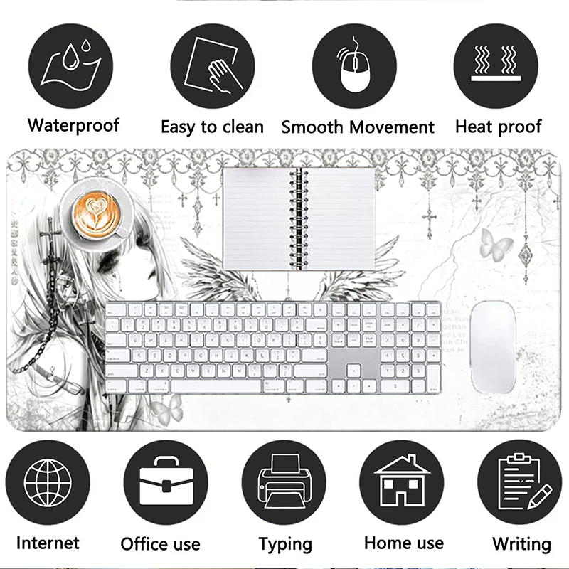 Deri Mousepad Siyah Beyaz Anim - Gaming Accessories Wholesale incelemesi ve fiyatı