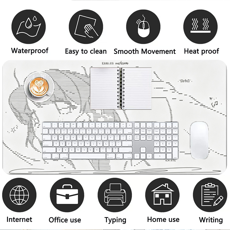 1 adet deri Mouse Pad Anime me - Gaming Accessories Wholesale incelemesi ve fiyatı